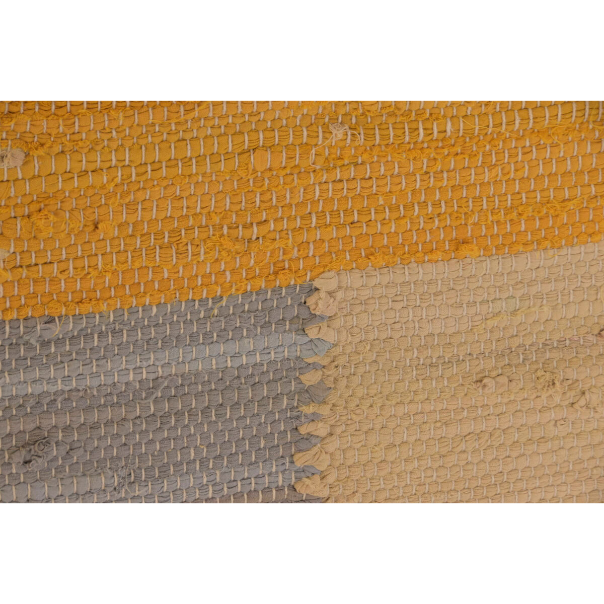Cuadro boho con relieve de algodón y madera de acacia, pack 2 — imagen 2