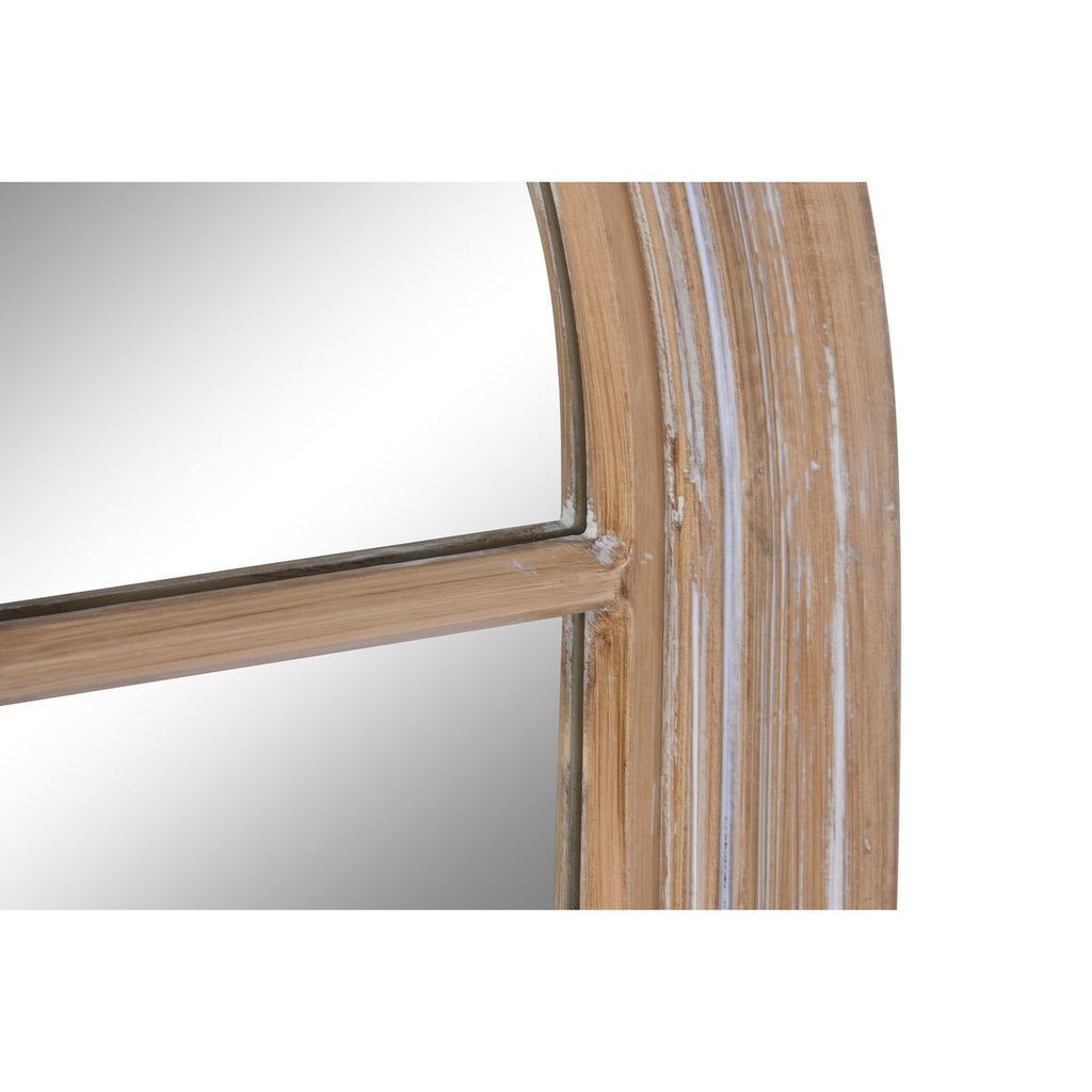 Espejo de pared cottage ventana blanco y natural, 68 x 4 x 128 cm — imagen 3