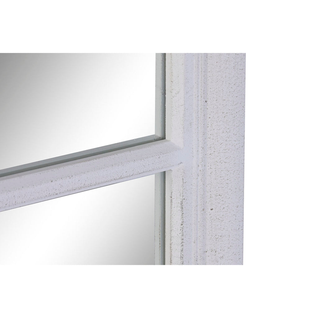 Espejo de pared ventana envejecido blanco, 90 x 3,5 x 120 cm — imagen 3