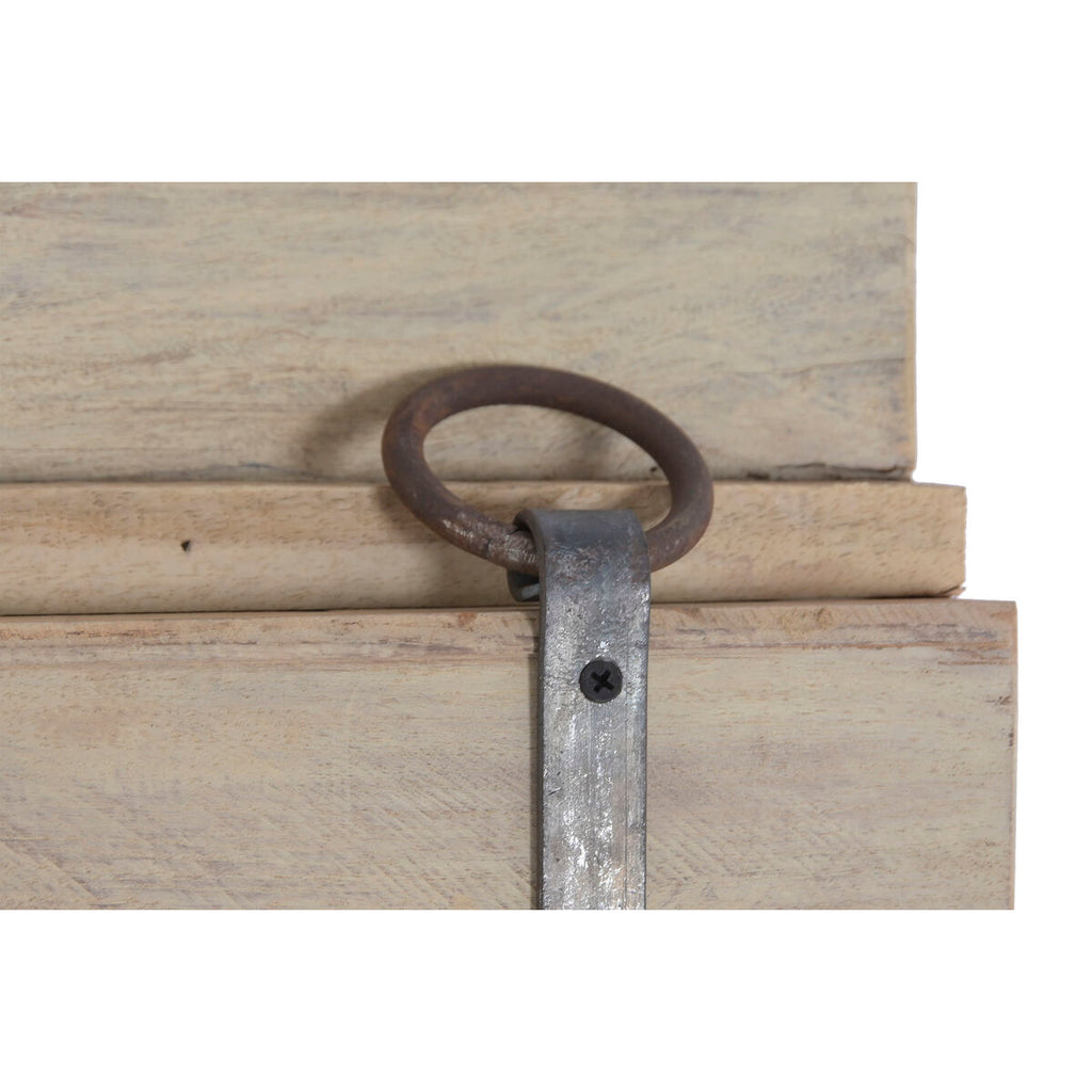 Espejo de pared rectangular de teca, 80 x 10 x 205 cm — imagen 6