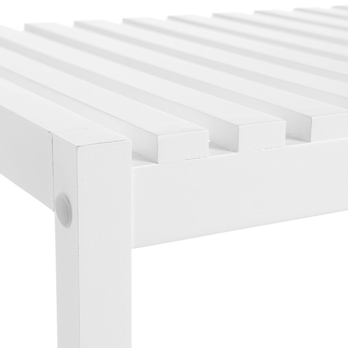 Estantería de baño de madera MDF blanca, 64 x 37 x 53 cm — imagen 4