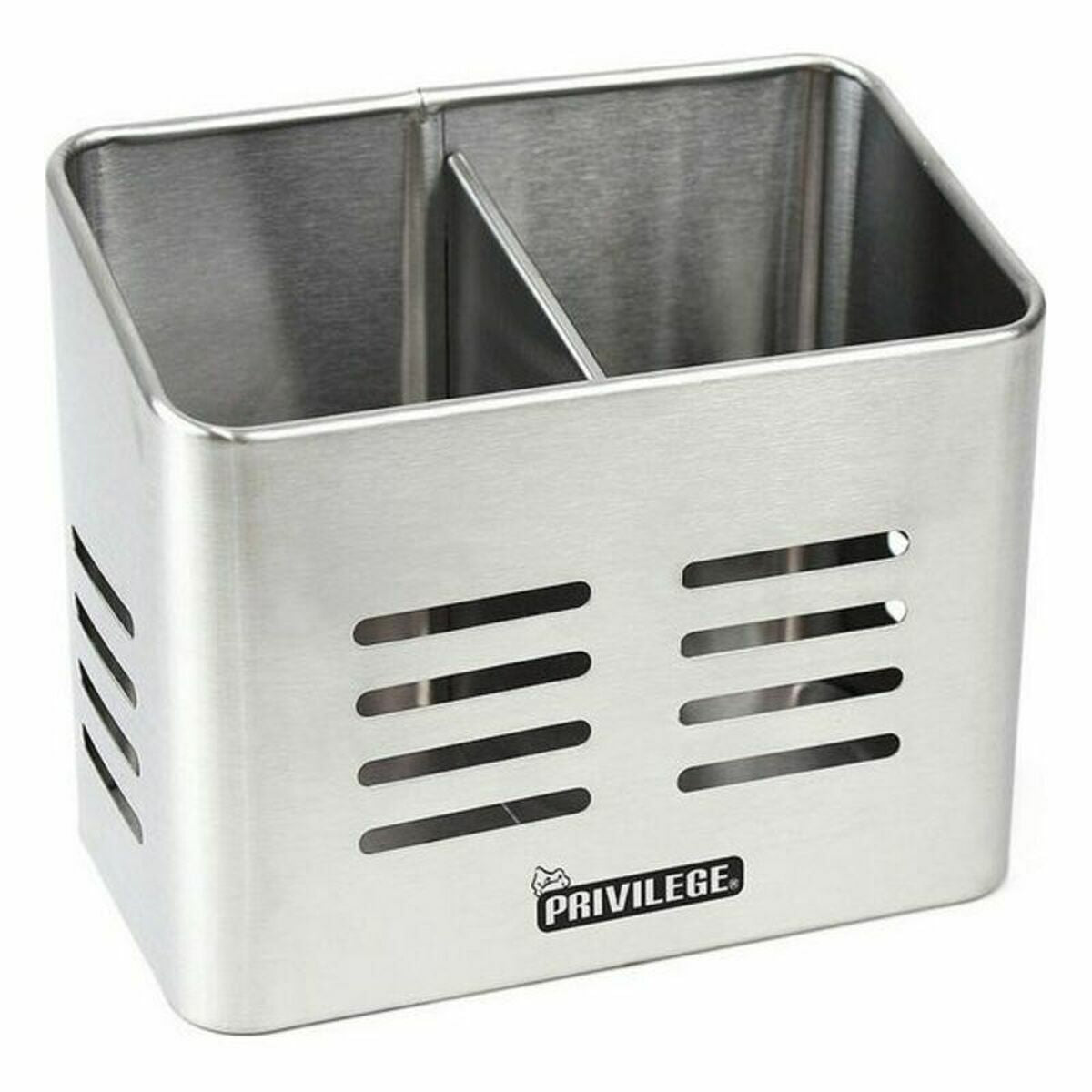 Escurridor de cubiertos de acero inoxidable, pack de 12