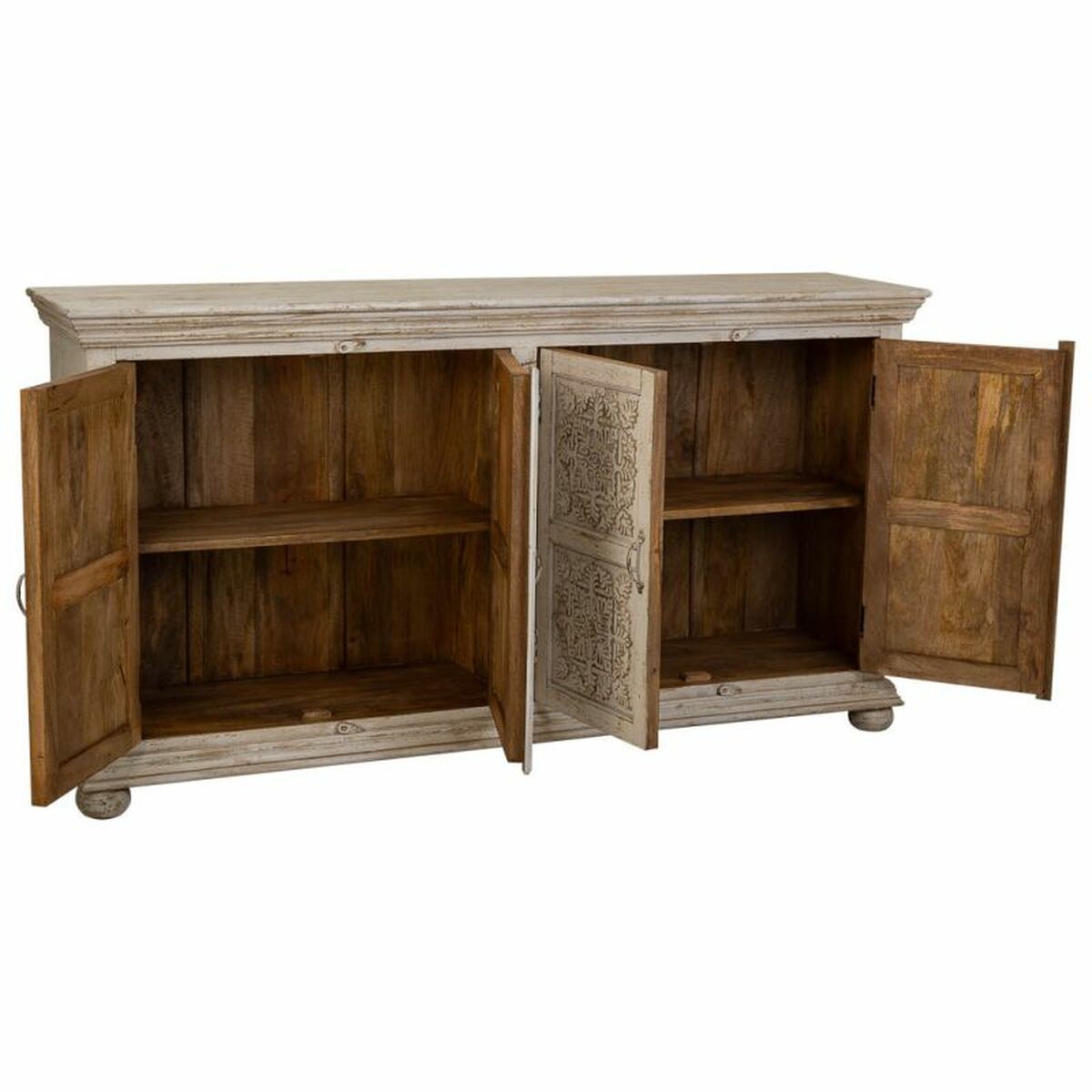 Aparador de madera de mango, 39 x 91 x 169 cm — imagen 3