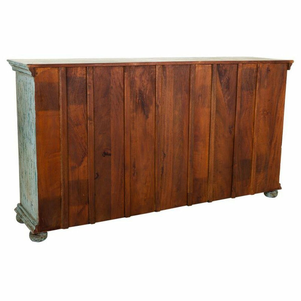 Aparador de madera de mango en azul, estilo artesanal, 170 cm — imagen 5