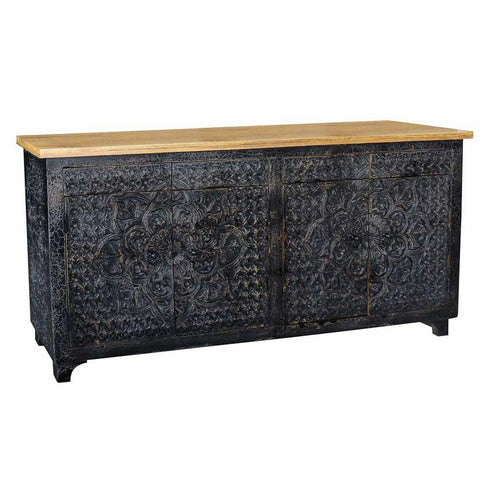 Aparador de madera de mango, estilo artesanal