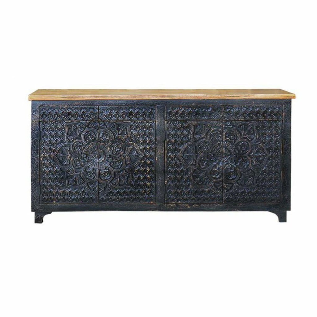 Aparador de madera de mango, estilo artesanal — imagen 3