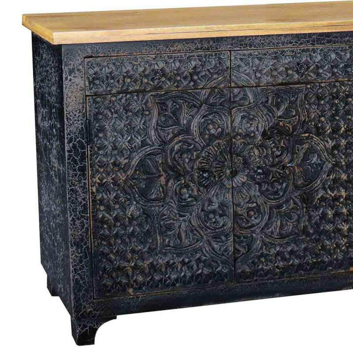 Aparador de madera de mango, estilo artesanal — imagen 4