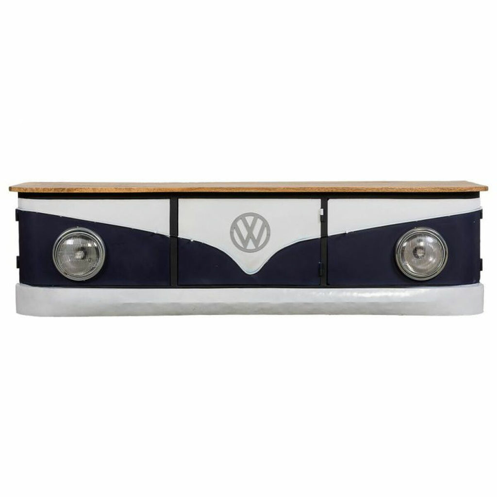 Aparador artesanal de madera de mango y metal, 183 cm — imagen 3