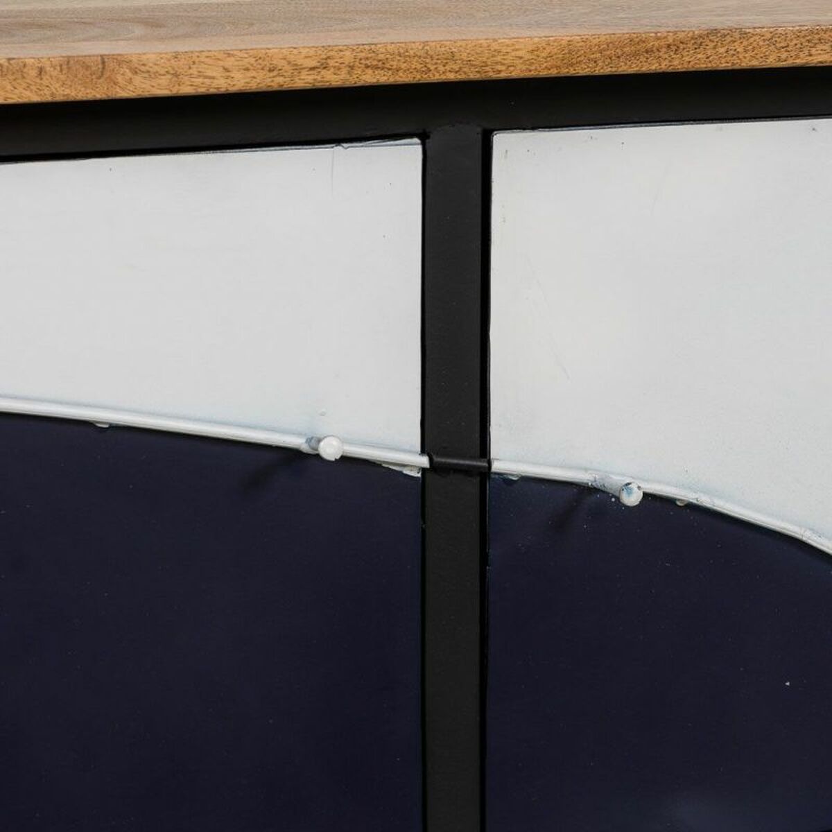 Aparador artesanal de madera de mango y metal, 183 cm — imagen 7