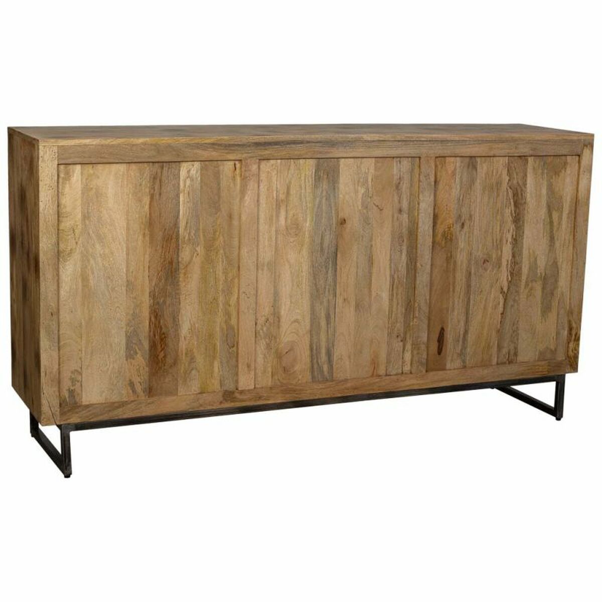 Aparador de madera, metal y hierro en marrón, 180 cm — imagen 6