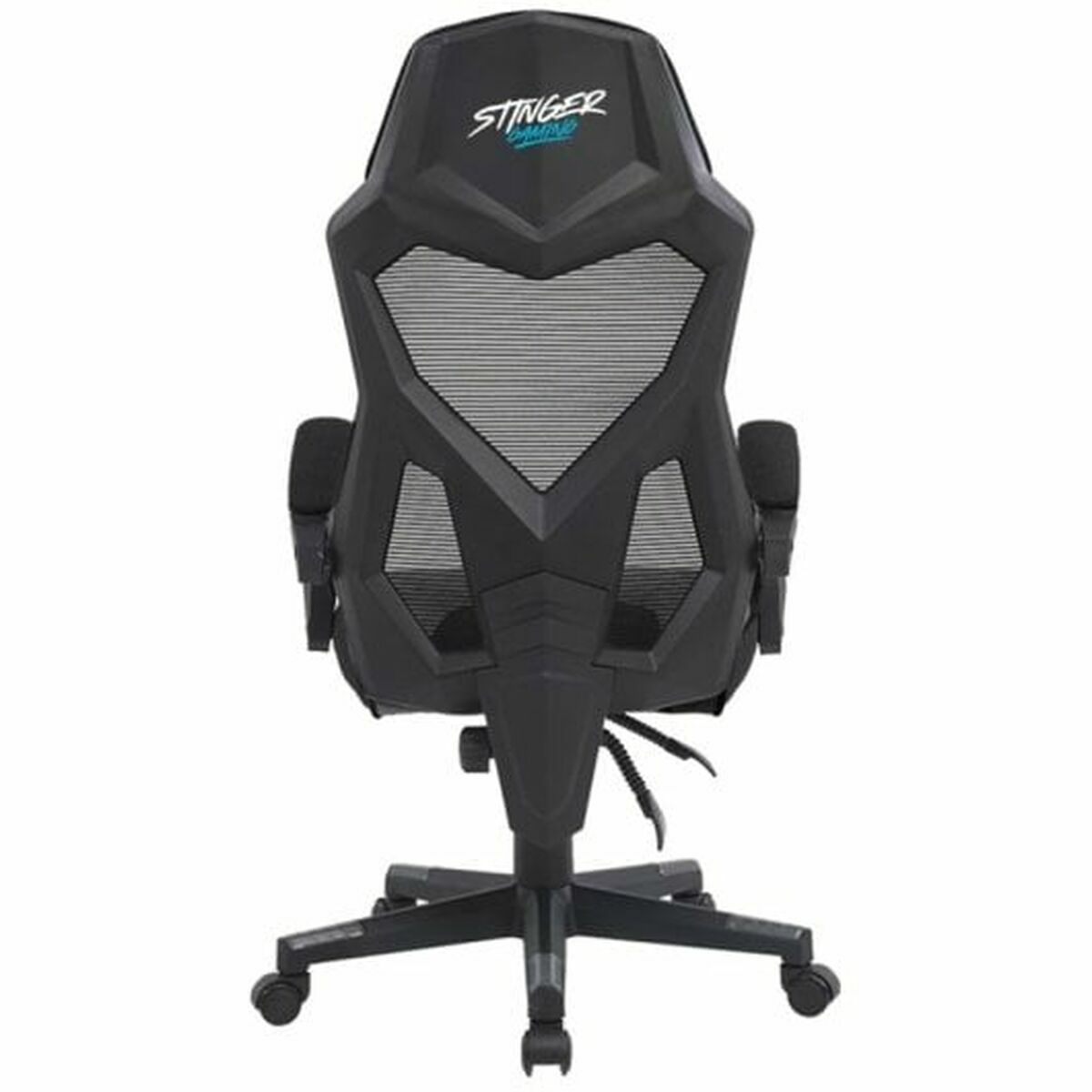 Silla gaming negra con altura regulable, modelo GM26-124 — imagen 2