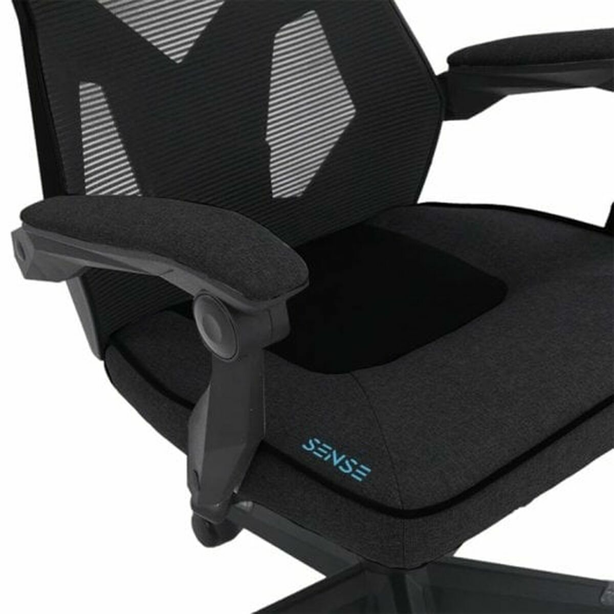 Silla gaming negra con altura regulable, modelo GM26-124 — imagen 3
