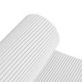 Alfombrilla antideslizante de PVC blanca en rollo, 15 m x 65 cm