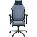 Silla gaming regulable con reposacabezas y ruedas
