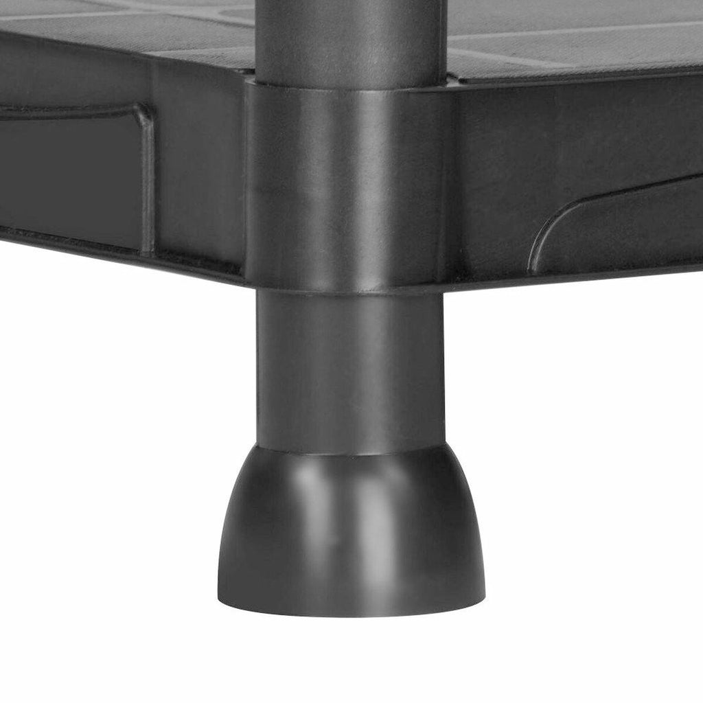 Estantería de plástico negro con 5 baldas, interior y exterior — imagen 3