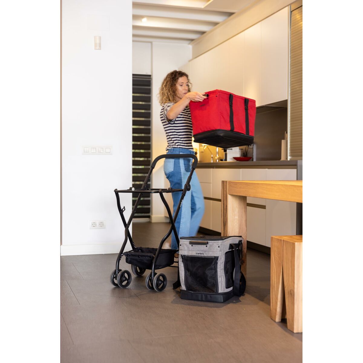 Carro de la compra Carlett Cube S, negro — imagen 5