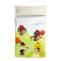 Saco nórdico sin relleno de algodón multicolor, cama de 90
