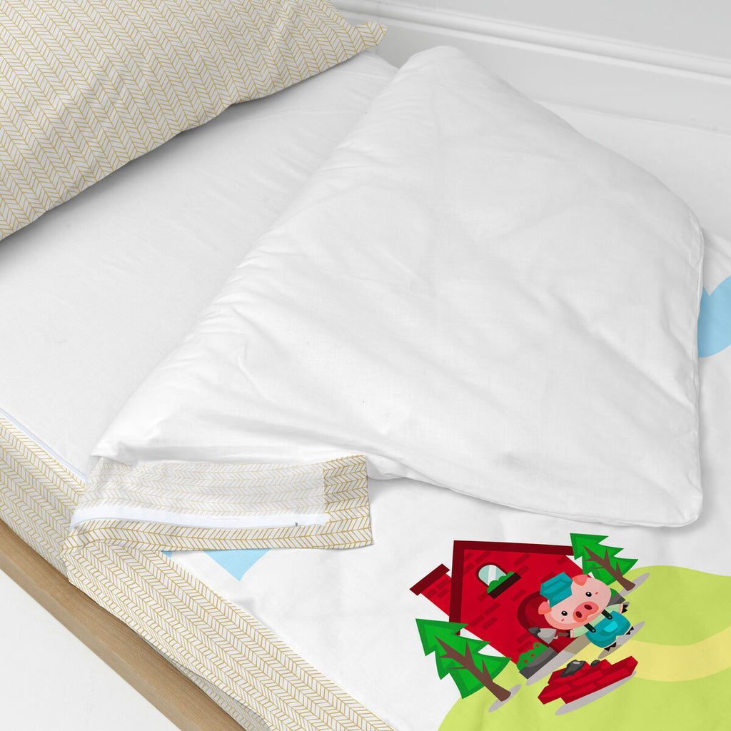 Funda de saco nórdico sin relleno multicolor, 105 x 200 cm — imagen 3