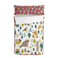 Saco nórdico sin relleno, estampado Harvestwood, cama de 105