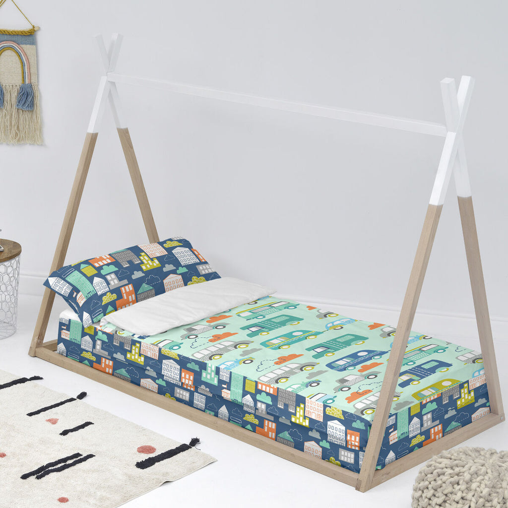 Saco nórdico sin relleno multicolor, cama de 90 — imagen 2