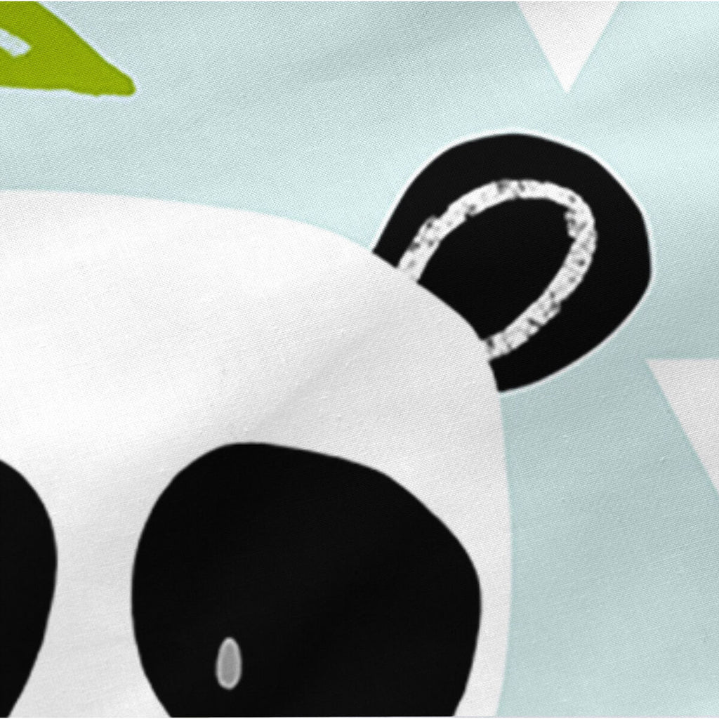Saco nórdico infantil de algodón, estampado Panda azul, 90 x 200 cm — imagen 5