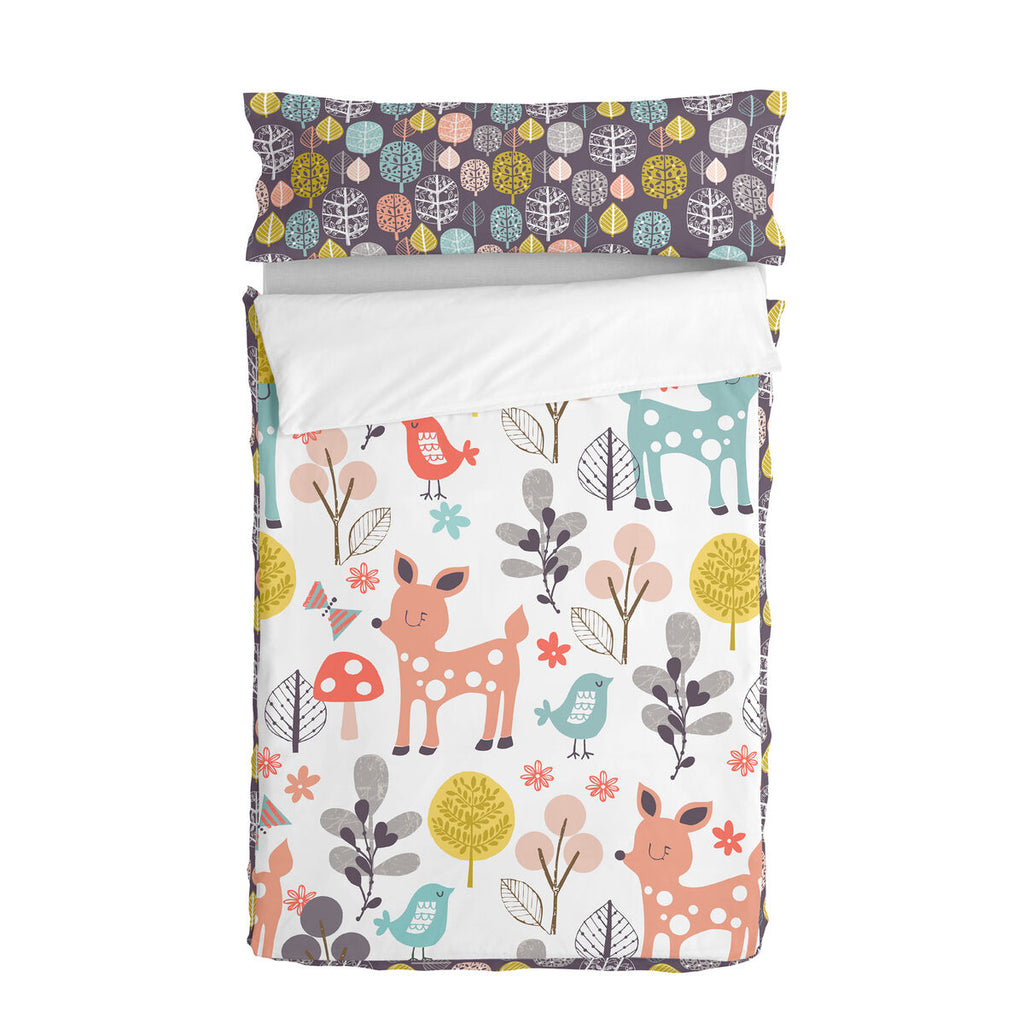 Funda de saco nórdico sin relleno multicolor, 105 x 200 cm