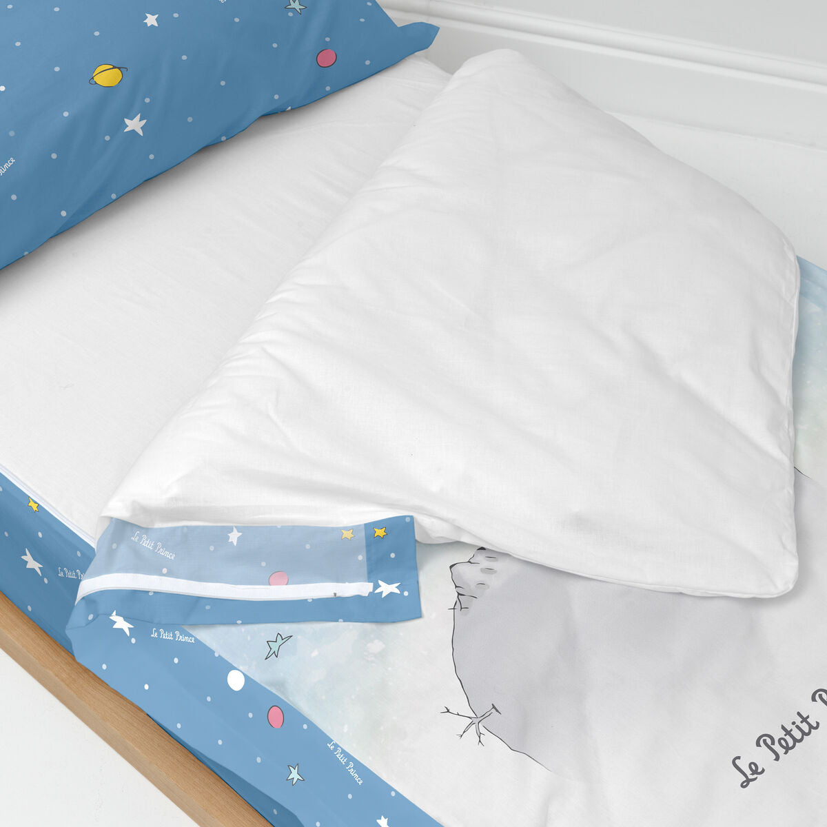 Saco nórdico con relleno de algodón multicolor, cama de 105 — imagen 3