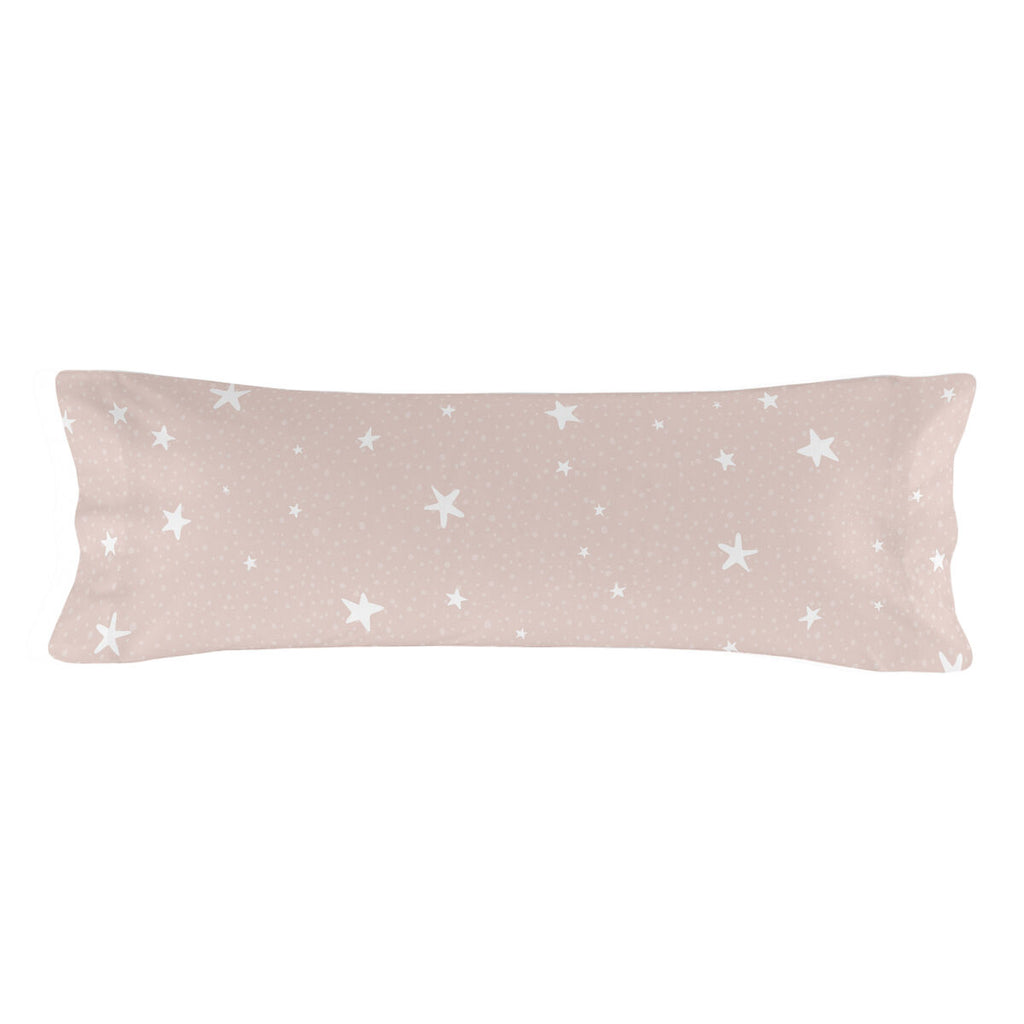 Saco nórdico infantil de algodón, estampado Little Star, rosa — imagen 4