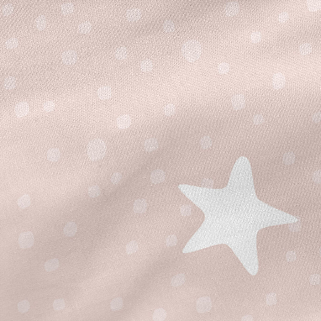 Saco nórdico infantil de algodón, estampado Little Star, rosa — imagen 5