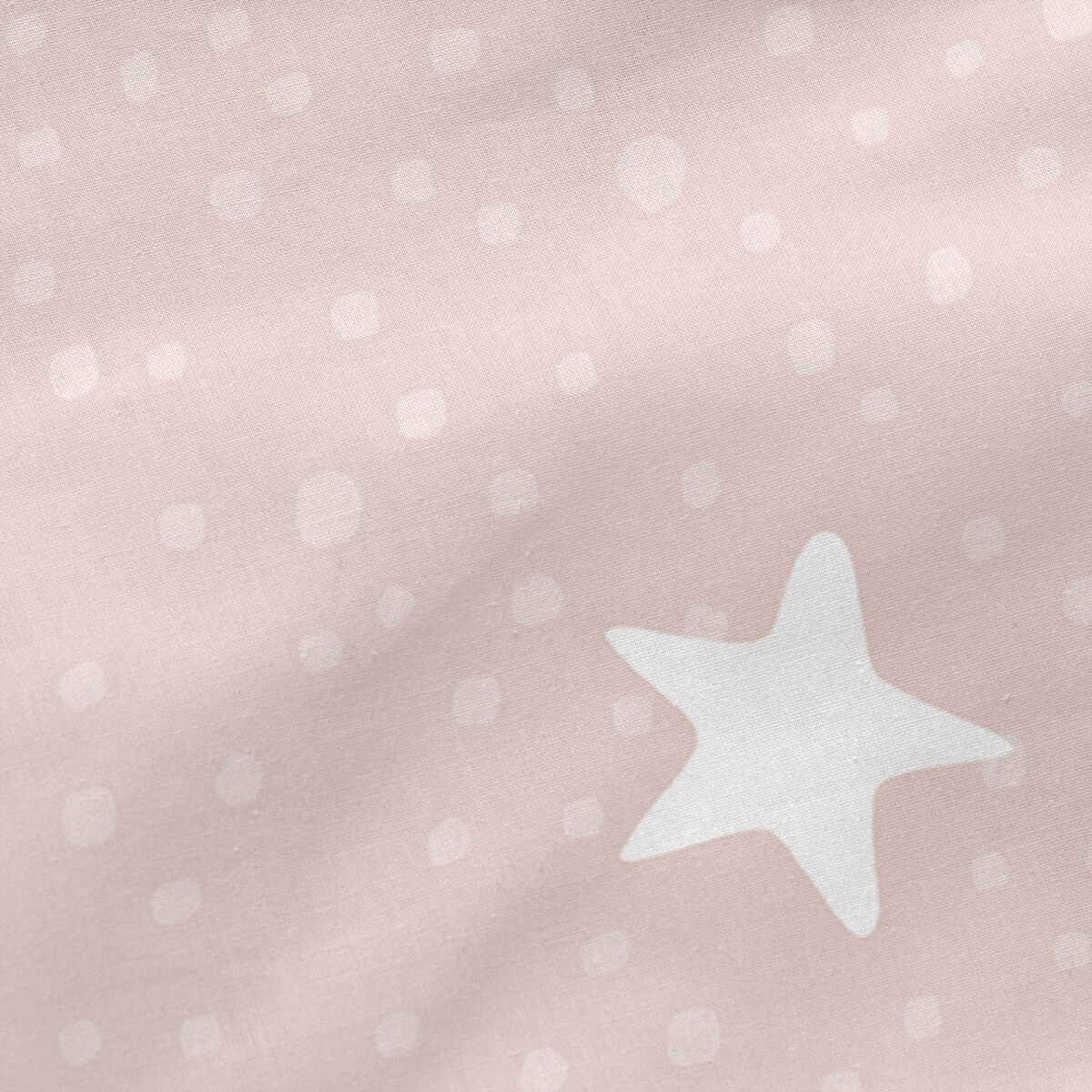 Saco nórdico infantil de algodón, estampado Little Star, rosa — imagen 5