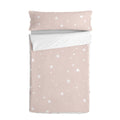 Saco nórdico infantil de algodón, estampado Little Star, rosa