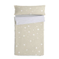 Saco nórdico infantil sin relleno Little Star beige, cama 90
