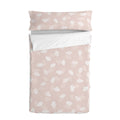 Saco nórdico infantil sin relleno Clouds rosa, cama 90