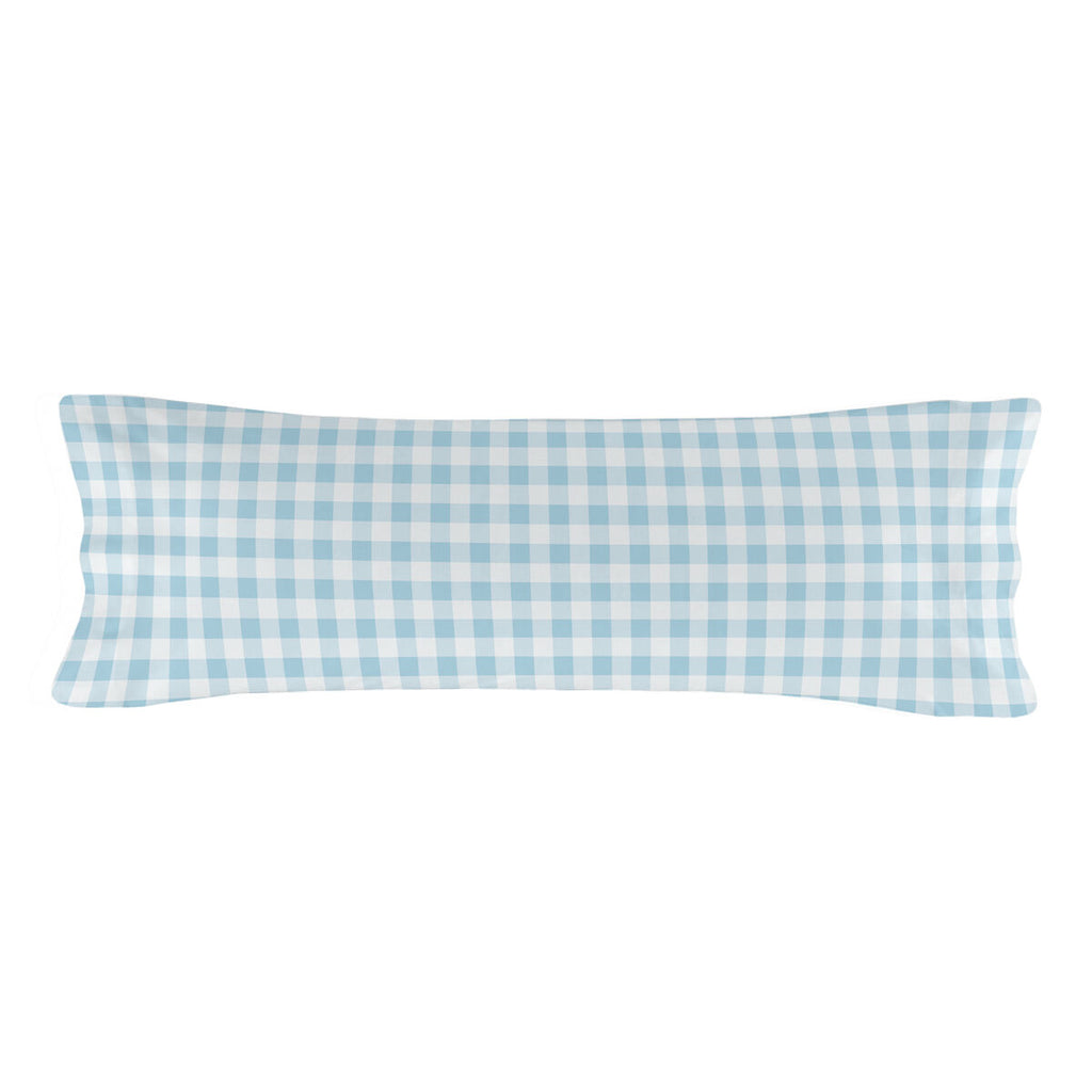 Saco nórdico infantil sin relleno azul de vichy, 105 x 200 cm — imagen 4
