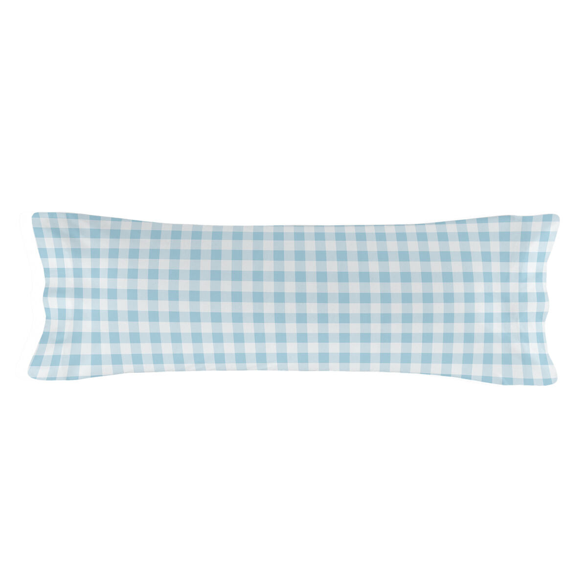Saco nórdico infantil sin relleno azul de vichy, 105 x 200 cm — imagen 4