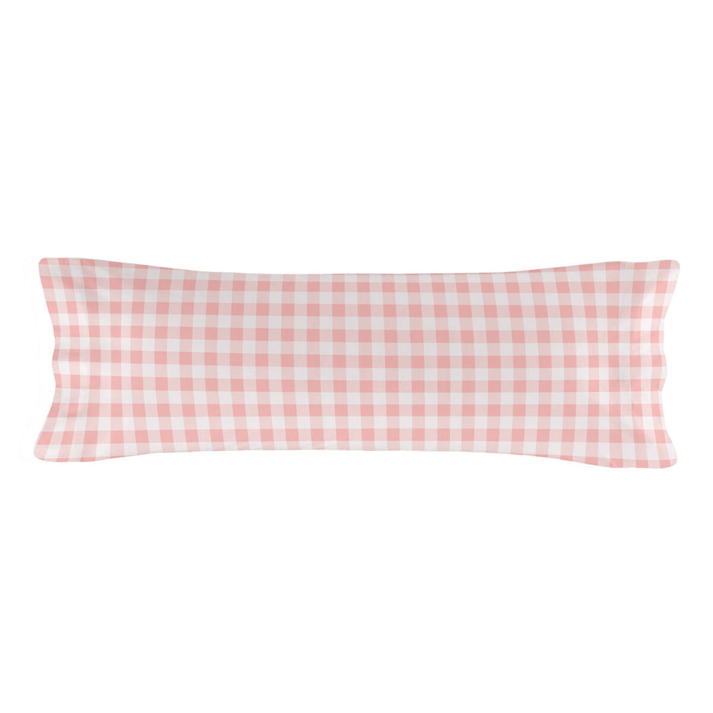Saco nórdico infantil de algodón, estampado Vichy, rosa — imagen 4