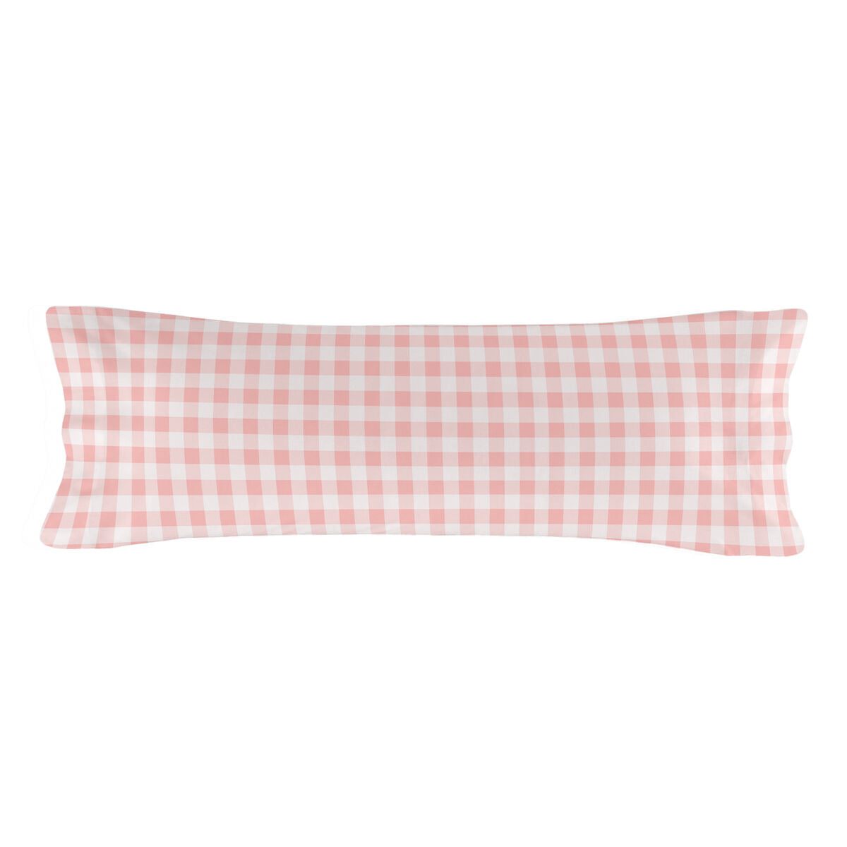 Saco nórdico infantil de algodón, estampado Vichy, rosa — imagen 4