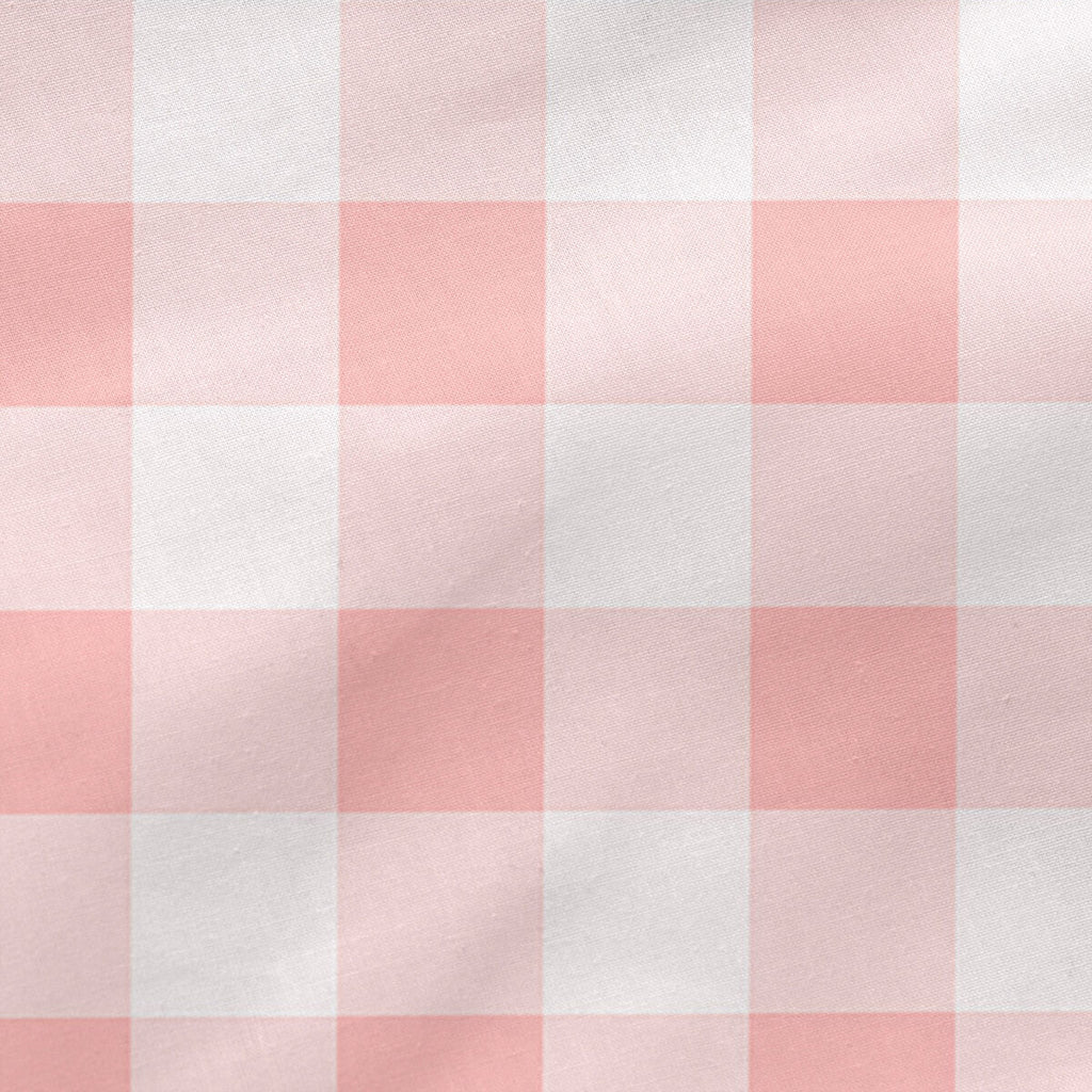 Saco nórdico infantil de algodón, estampado Vichy, rosa — imagen 5