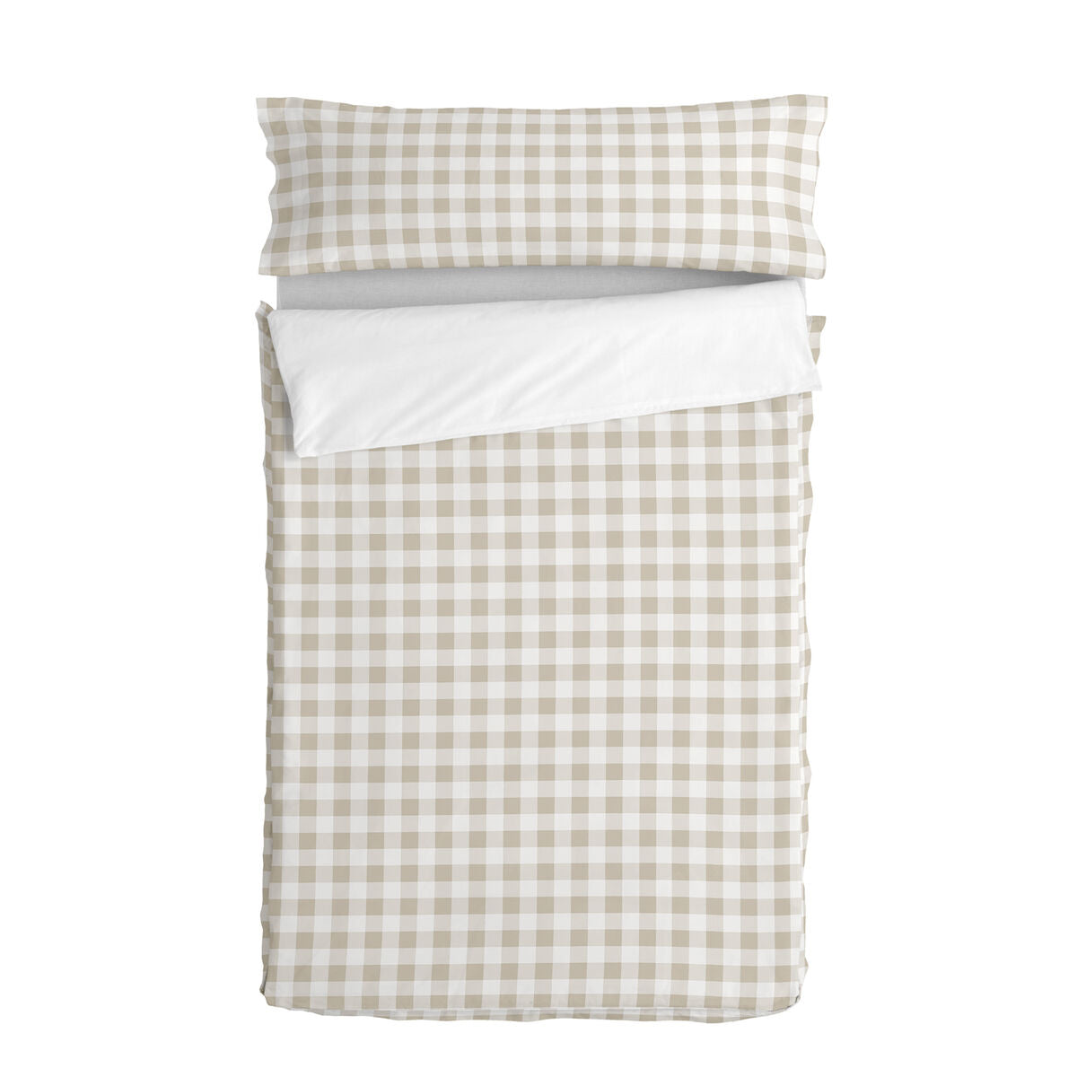 Saco nórdico infantil de algodón beige, cama de 90