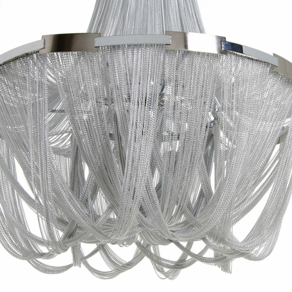 Lámpara de techo de metal plata, 80 x 80 x 120 cm — imagen 3