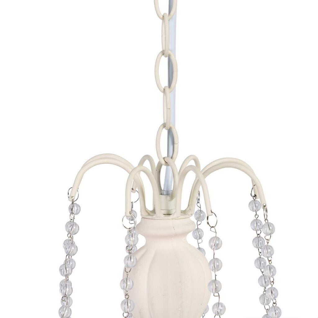 Lámpara de techo clásica beige de metal, 65 x 65 x 107 cm — imagen 2