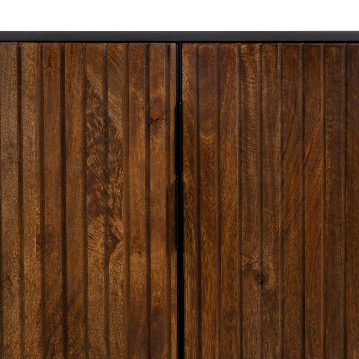 Aparador Abner marrón y negro de hierro y madera de mango — imagen 6