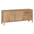 Aparador de madera de mango, 193 cm, sin montaje