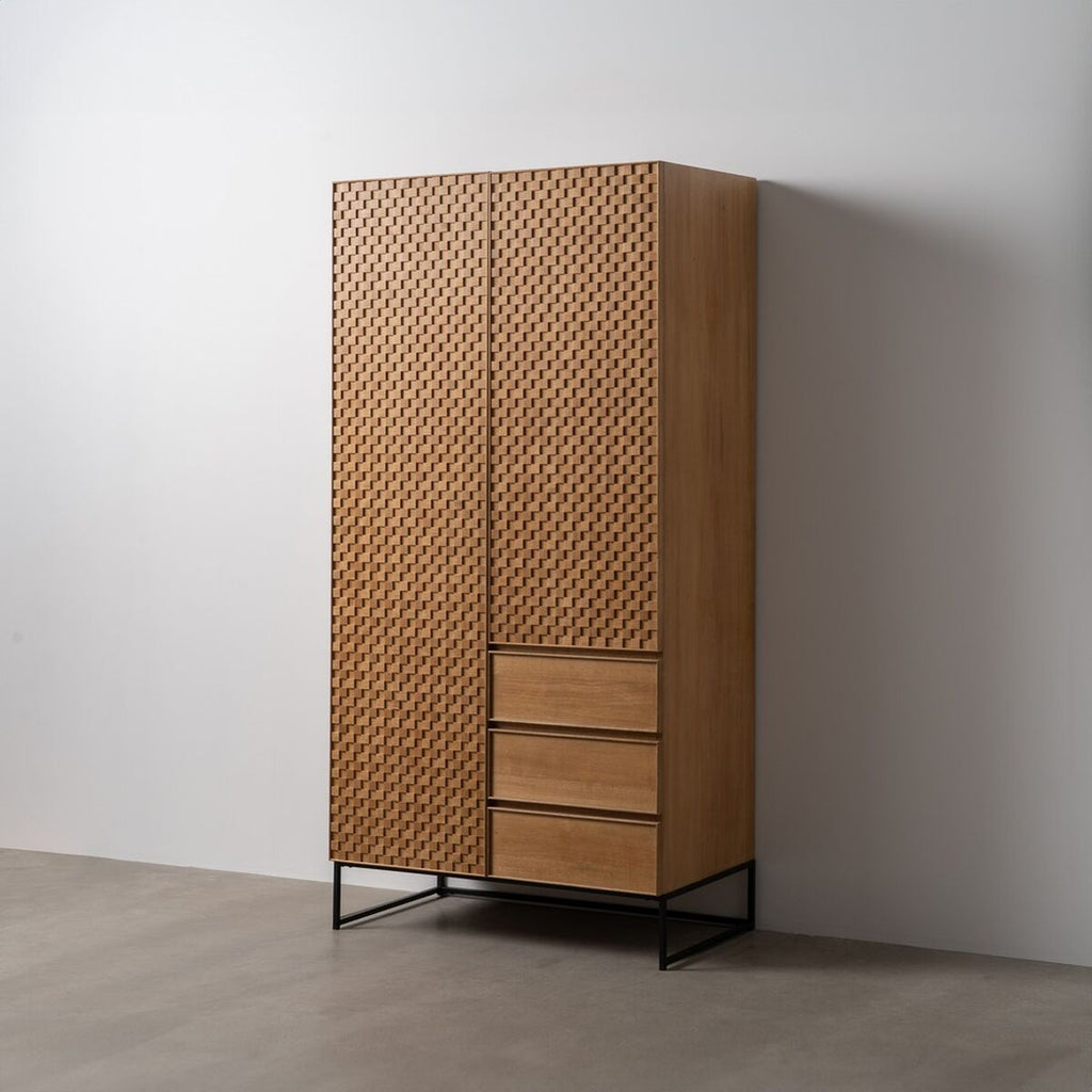 Aparador de hierro y madera MDF, requiere montaje — imagen 2