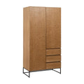 Aparador de hierro y madera MDF, requiere montaje
