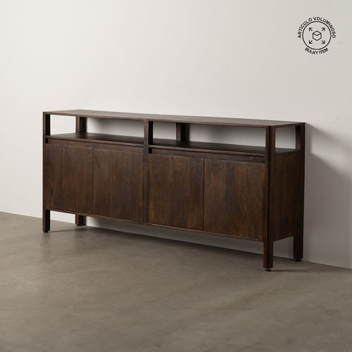Aparador de madera de mango, 190 cm, no requiere montaje — imagen 2