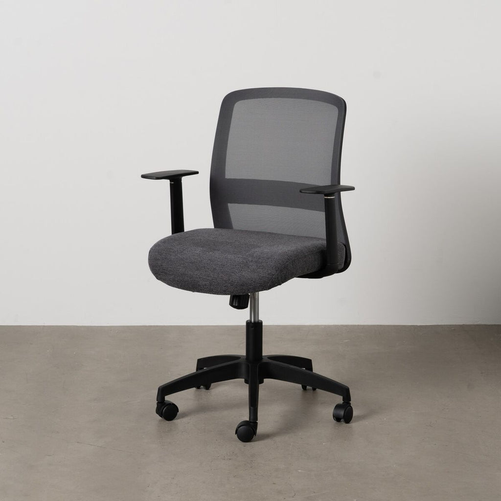 Silla de oficina negra con ruedas, 62 x 56 x 85,5 cm — imagen 2