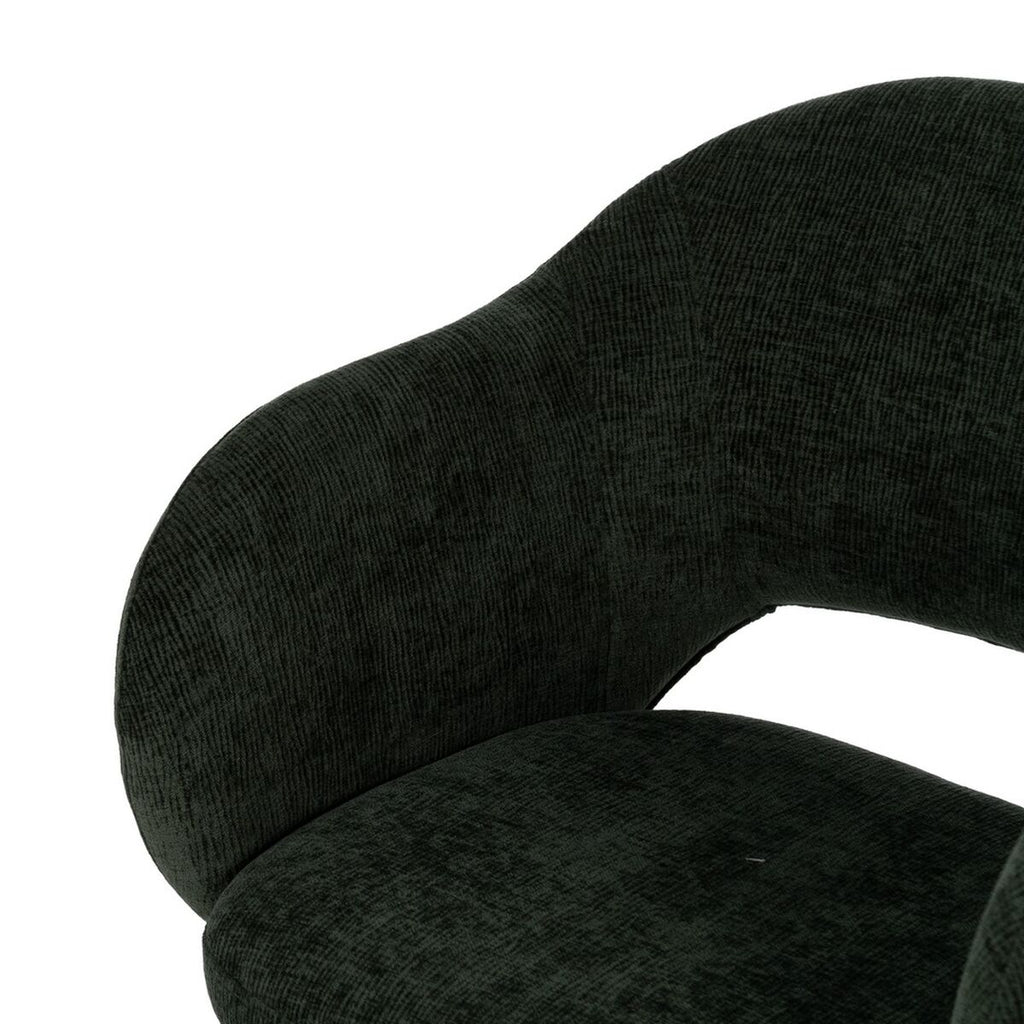 Silla de oficina negra y verde, 56 x 56 x 85 cm — imagen 6