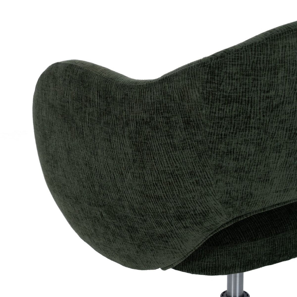 Silla de oficina negra y verde, 56 x 56 x 85 cm — imagen 9