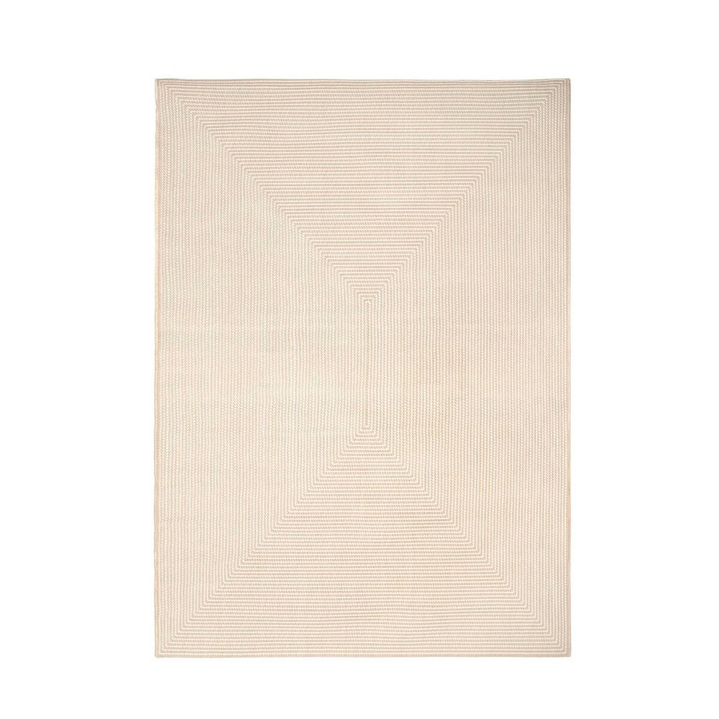 Alfombra de exterior marrón de 250 cm de ancho
